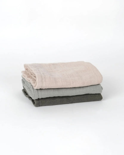 Babu Muslin Wash Cloths 3pk