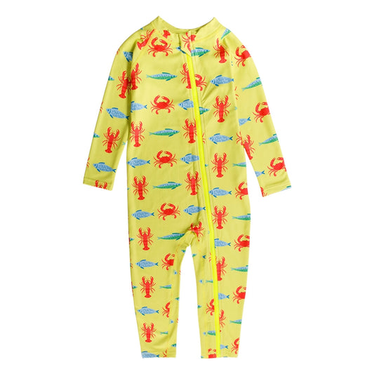 Neon by Nestling Brushed Full Swimmer - Lobster