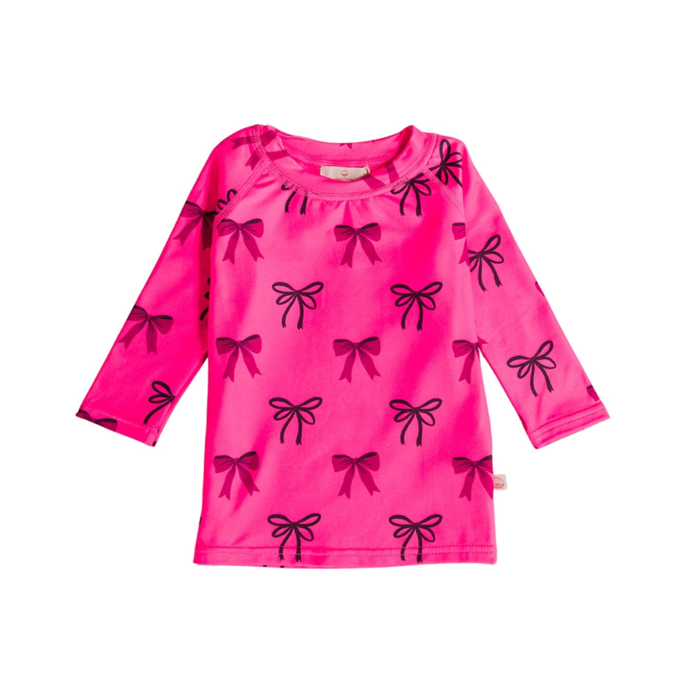 Neon by Nestling Brushed Rashie - Neon Bows