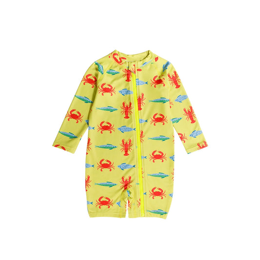 Neon by Nestling Brushed Shortie Swimmer - Lobster