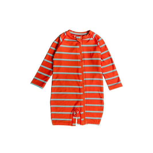 Neon by Nestling Brushed Shortie Swimmer - Red Stripe