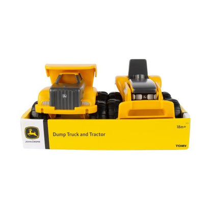John Deere 15cm Sandbox Construction 2pk - Yellow