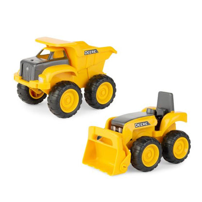 John Deere 15cm Sandbox Construction 2pk - Yellow