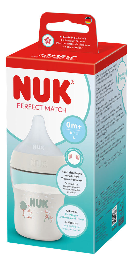 NUK Perfect Match PP Bottle 150ml / 0m+ S Teat