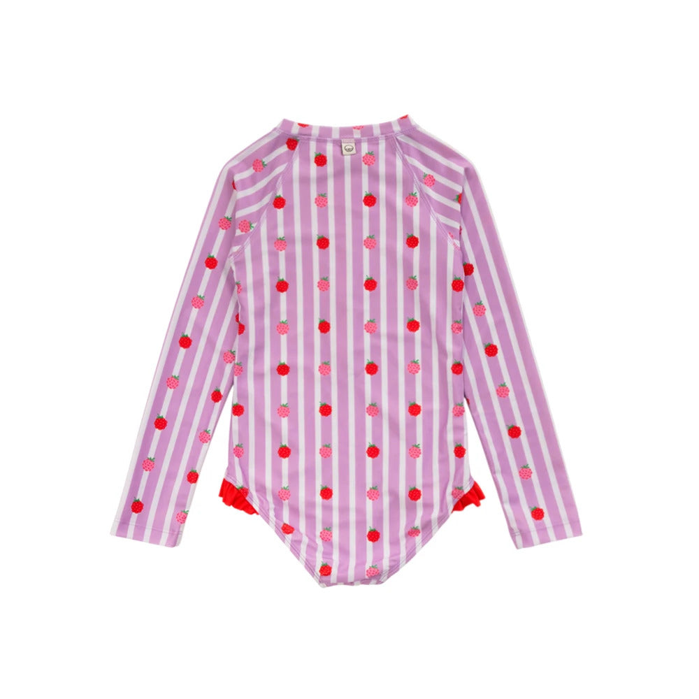 Neon by Nestling Sleeved Girls Swimsuit