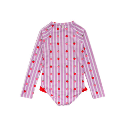 Neon by Nestling Sleeved Girls Swimsuit