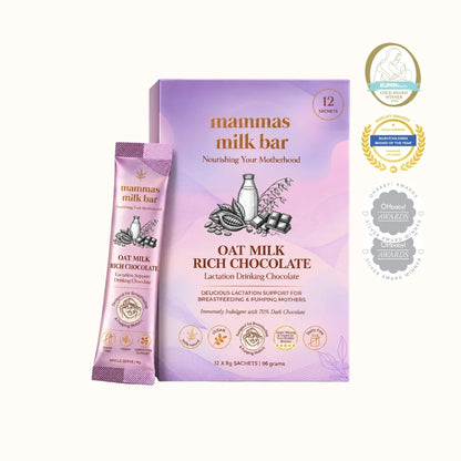 Mammas Milk Bar Lactation Oat Milk Rich Hot Chocolate