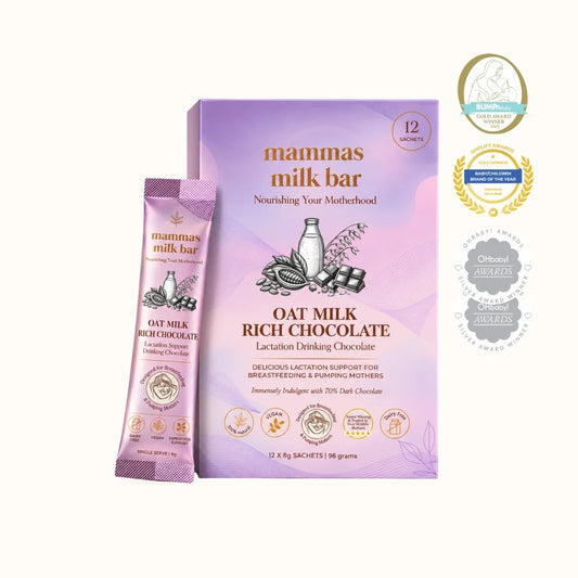 Mammas Milk Bar Lactation Oat Milk Rich Hot Chocolate