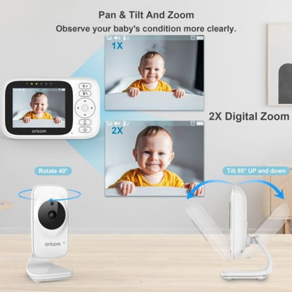 Oricom 3.2" Video Baby Montior