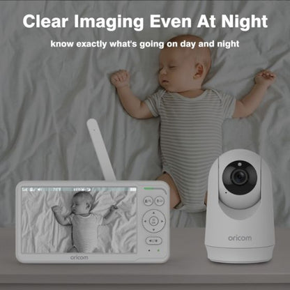 Oricom 6.0" Video Baby Monitor with Pan tilt zoom camera