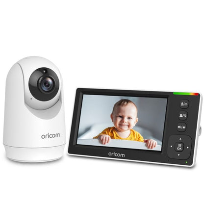 Oricom 4.3" Video Baby Monitor With Motorised Pan-Tilt Camera