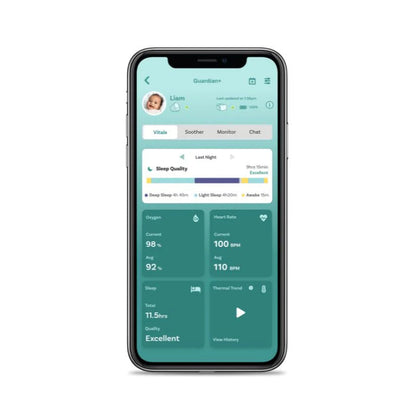 Oricom Guardian Plus Sleep Tracker + Smart Soother