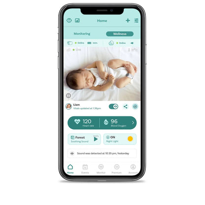 Oricom Guardian Pro Sleep Tracking + Video Baby Monitor