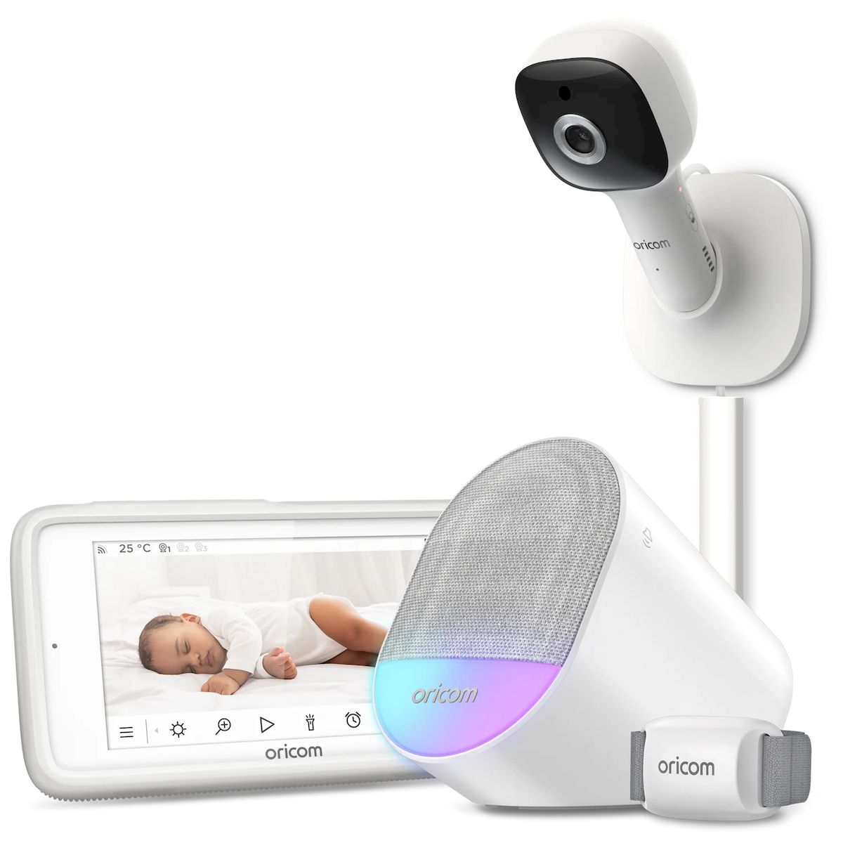 Oricom Guardian Pro Sleep Tracking + Video Baby Monitor