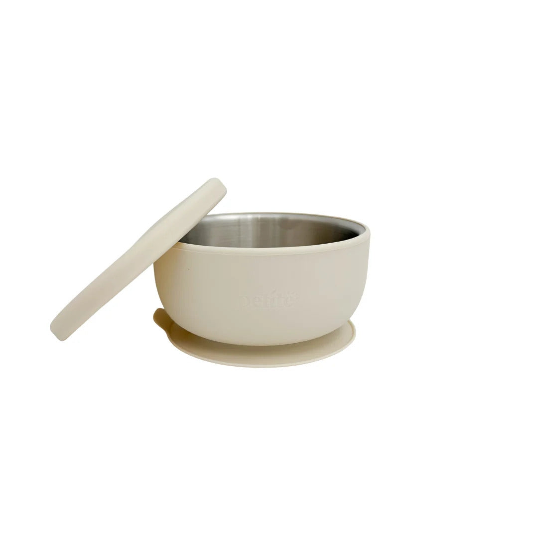 Petite Eats Stainless Steel Bowl with Lid