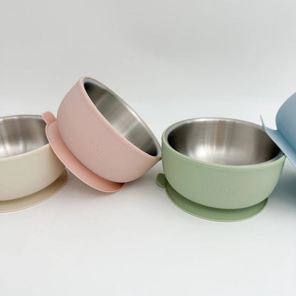 Petite Eats Stainless Steel Bowl with Lid