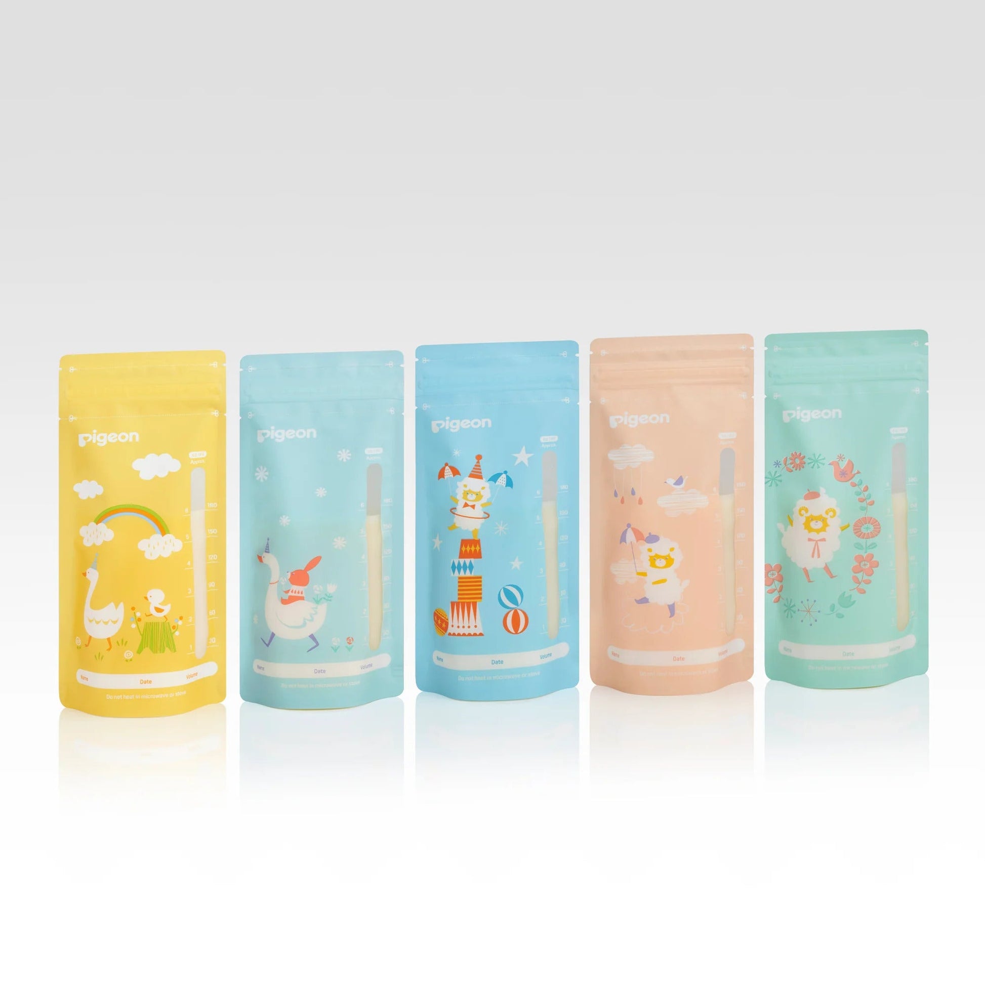 Pigeon Breast Milk Storage Bag 180ml 25pcs - Animals