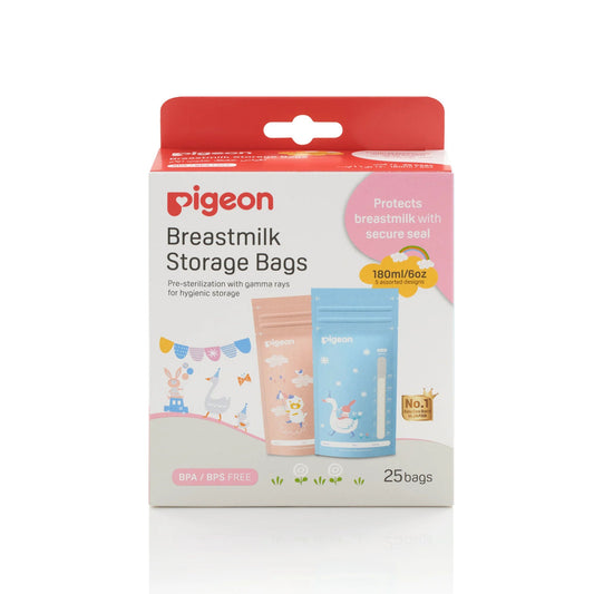 Pigeon Breast Milk Storage Bag 180ml 25pcs - Animals