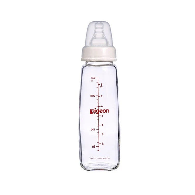 Pigeon Flexible Peristaltic Nipple Nursing Glass