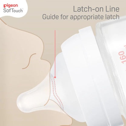 Pigeon SofTouch™ Wide Neck Bottle PP