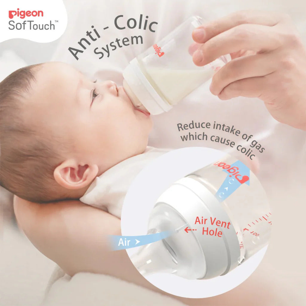Pigeon SofTouch™ Wide Neck Bottle PP