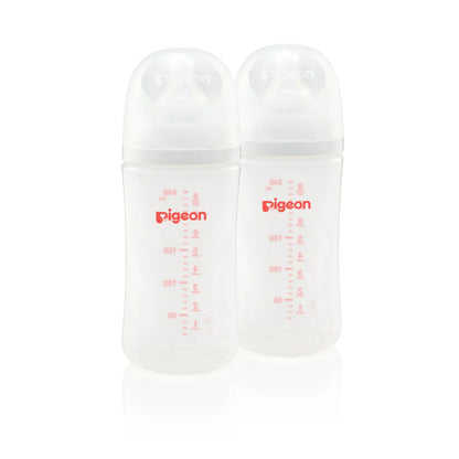 Pigeon SofTouch™ Wide Neck Bottle PP - Twin Pack