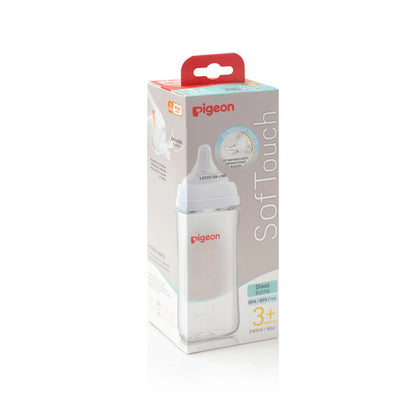 Pigeon SofTouch™ Wide Neck Bottle Glass