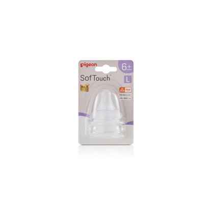 Pigeon SofTouch™ Wide Neck Teat 2pcs