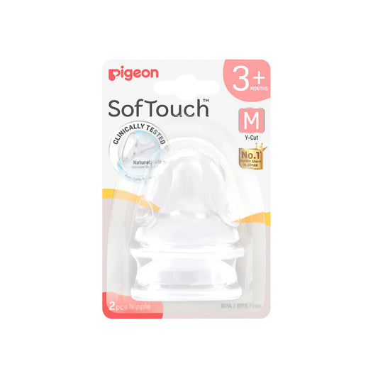 Pigeon SofTouch™ Wide Neck Teat 2pcs