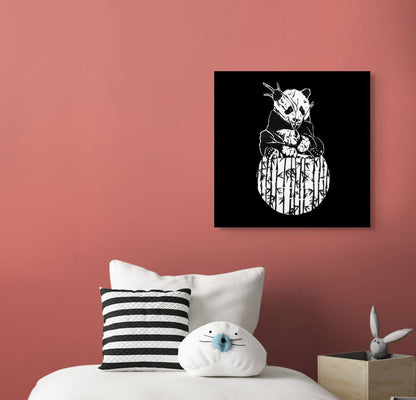 Ink Boss Art Baby Animals Panda Black & White