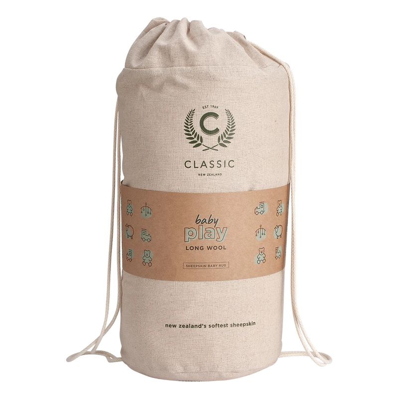 Classic New Zealand Play Sheepskin Baby Rug