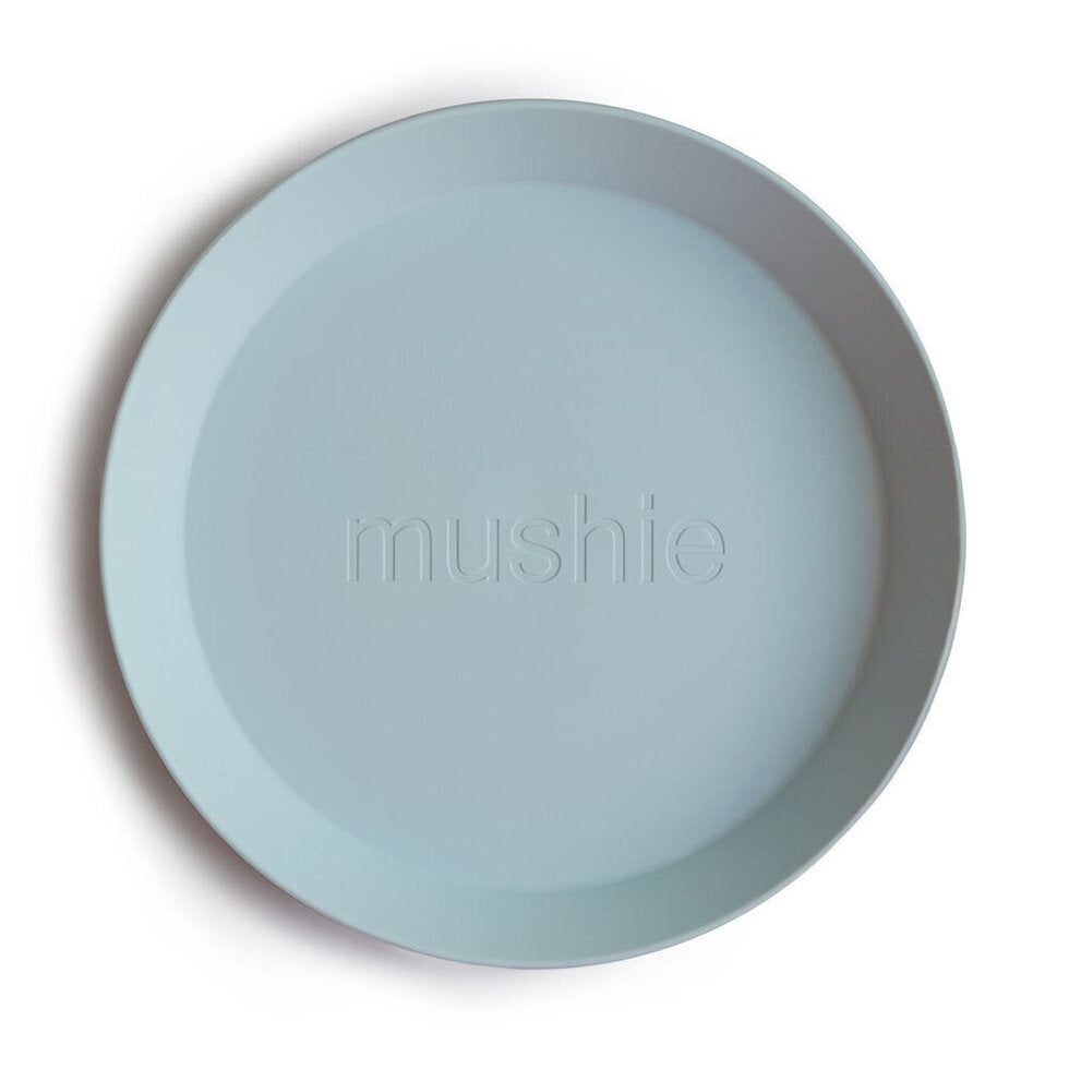 Mushie Round Dinnerware Plates 2pk