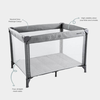 Babystudio 3 in 1 Portacot/Playyard Melange Grey