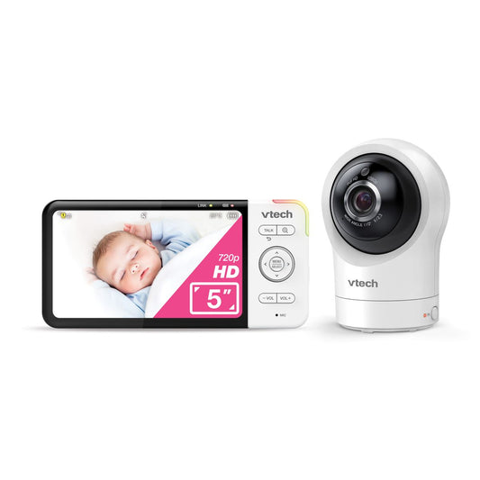 VTech RM5764HDV2 5” Smart HD Pan &amp; Tilt Baby Video Monitor with Remote Access
