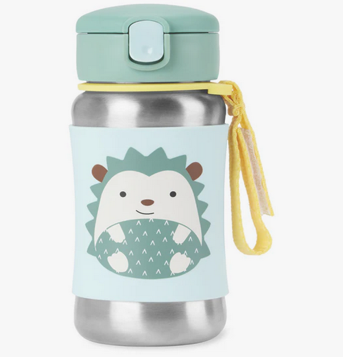 Skip Hop Zoo Stainless Steel Straw Bottle