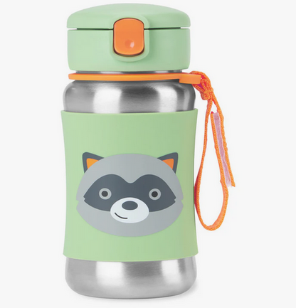Skip Hop Zoo Stainless Steel Straw Bottle
