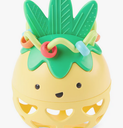 Skip Hop Farmstand roll Around Pineapple Rattle Baby Toy