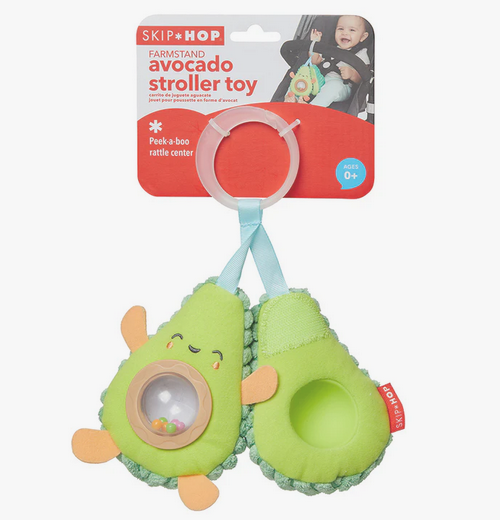 Skip Hop Farmstand Avocado Stroller Toy