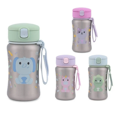 Skip Hop Besties Squad Stainless Steel Straw Bottle
