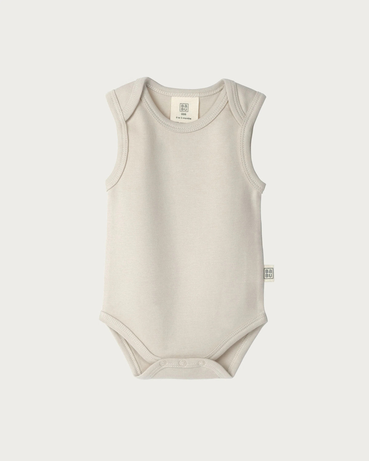 Babu Organic Cotton Singlet Bodysuit
