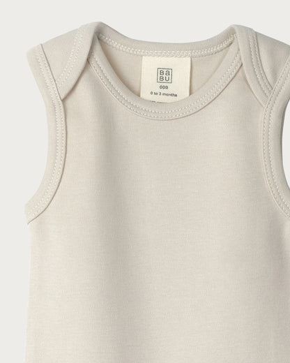 Babu Organic Cotton Singlet Bodysuit