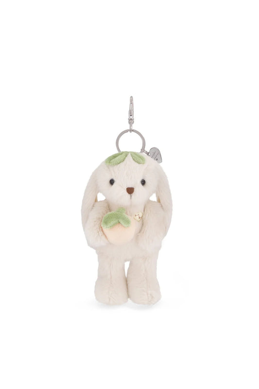 Snuggle Bunnies - Peach Penelope Keyring - Ivory