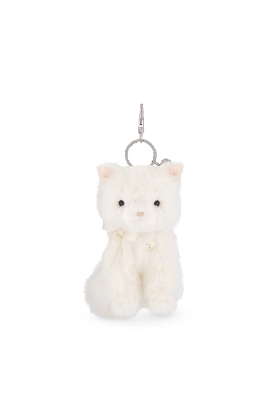 Snuggle Bunnies - Moon Keyring - Snow