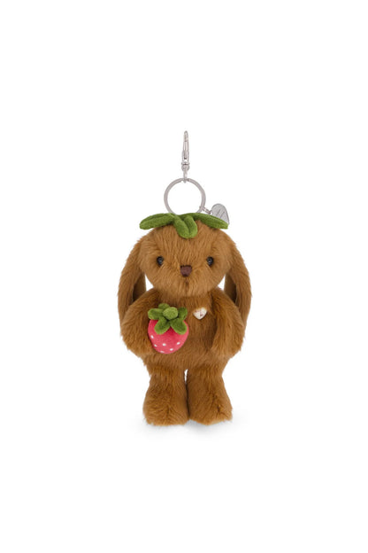 Snuggle Bunnies - Strawberry Penelope Keyring - Oak