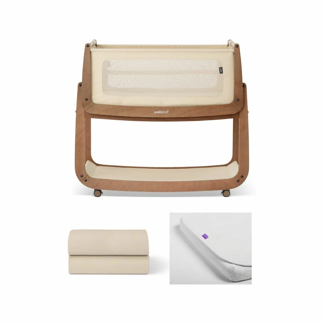 SnuzPod5 Bedside Bassinet Bundle