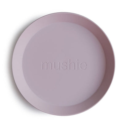 Mushie Round Dinnerware Plates 2pk