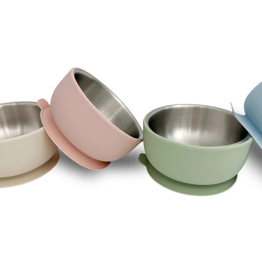Petite Eats Stainless Steel Bowl with Lid