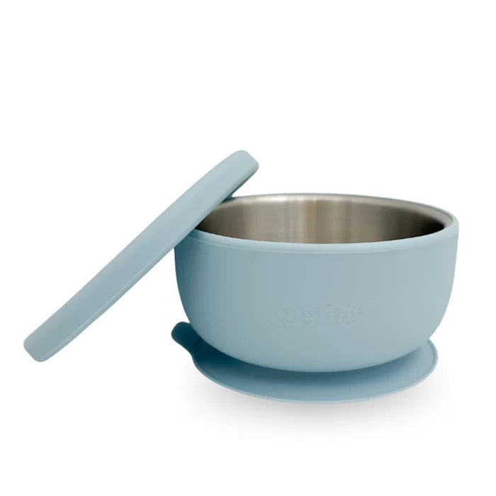 Petite Eats Stainless Steel Bowl with Lid