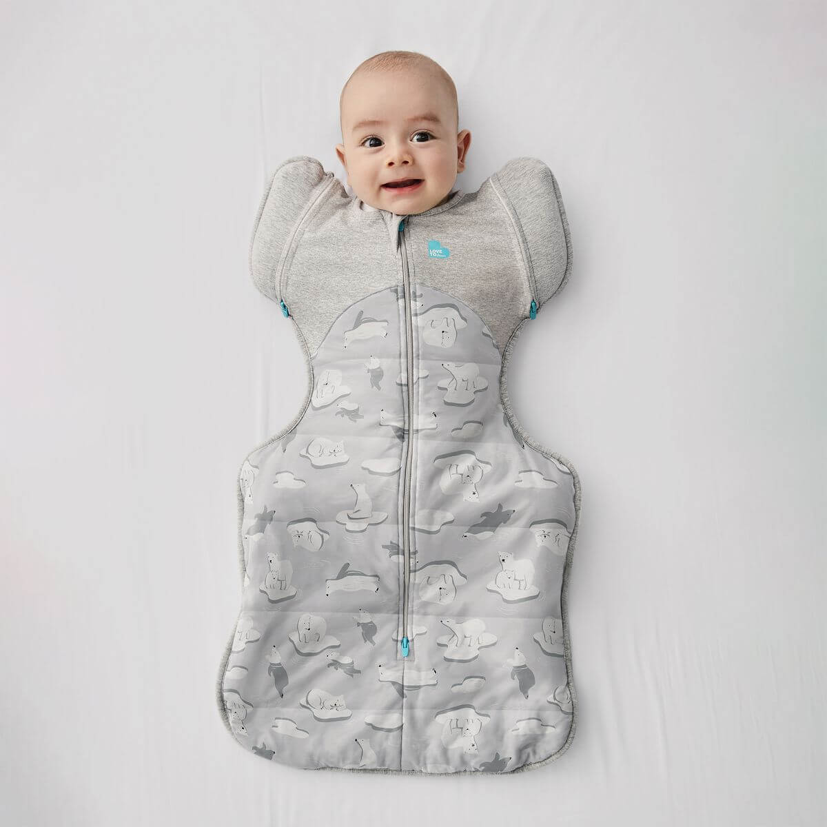 Love To Dream SwaddleUp Transition Bag Extra Warm Grey 3.5TOG