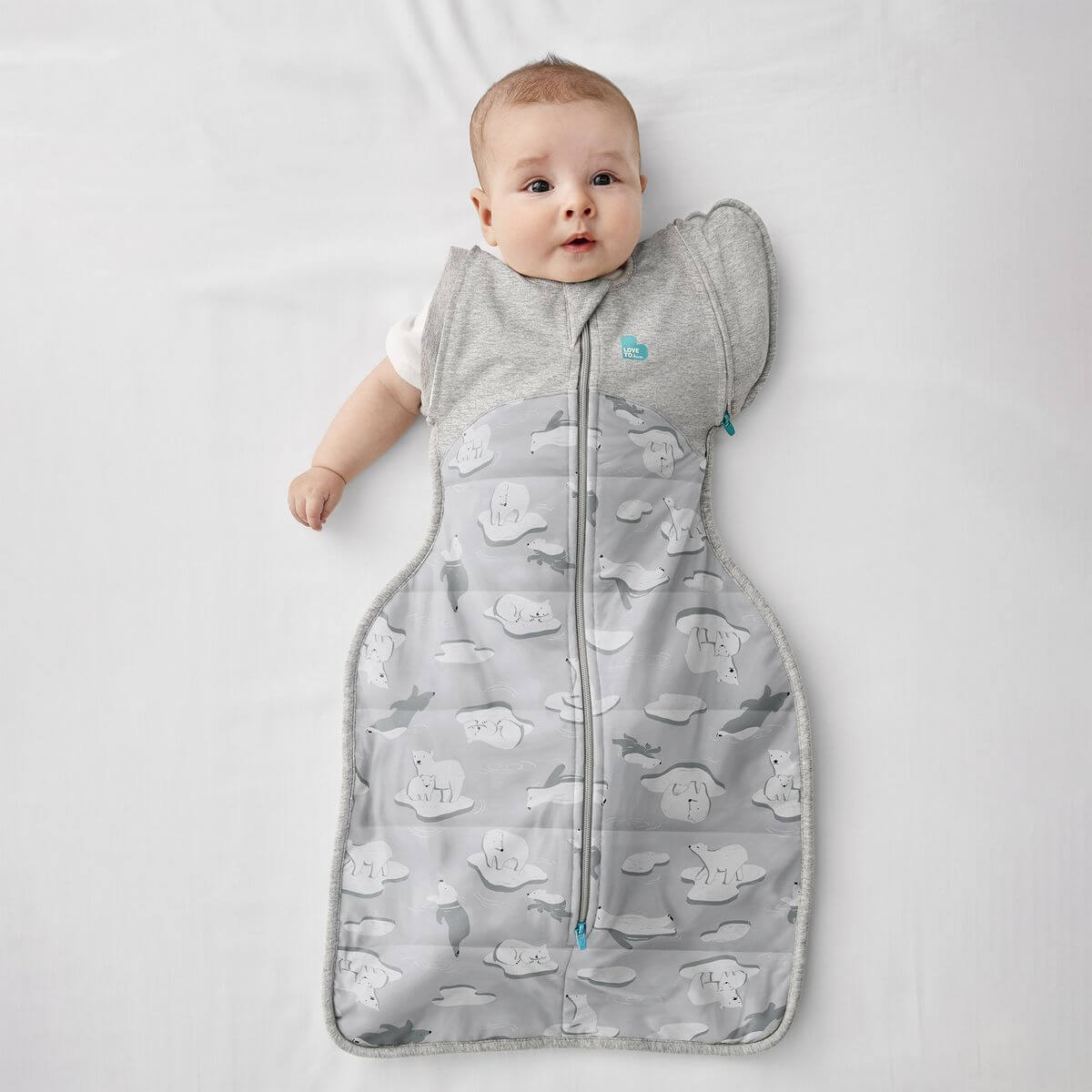Love To Dream SwaddleUp Transition Bag Extra Warm Grey 3.5TOG